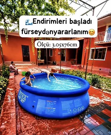 İdman və istirahət: Şişmə və karkaslı hovuzlar – INTEX Easy Set və INTEX Frame seriyası — 2