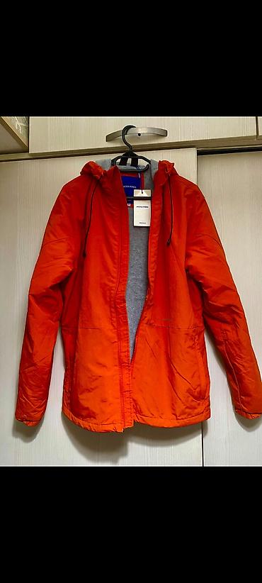 Kişi geyimləri: Məhsul: JACK & JONES kişi yüngül jaketi - Rəng: parlaq narıncı - — 2