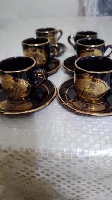 Qəhvə dəstləri və servizlər: Qəhvə dəsti, rəng - Göy — 2