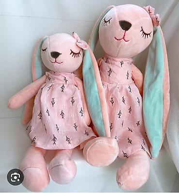 Digər oyuncaqlar: Цена 17Азн 🐇 Мягкая игрушка Зайка в Платье - отличный подарок для — 4