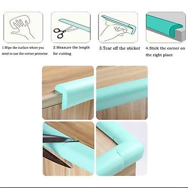 Другие товары для детей: Защита от острых углов для детей, силикон, кубка, каучук. за комплект — 3