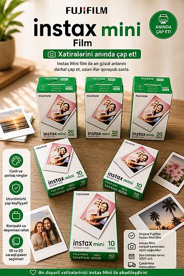 buklet capı: FUJIFILM Instax Mini film - Xatirələrini anında çap et – Instax Mini — 1