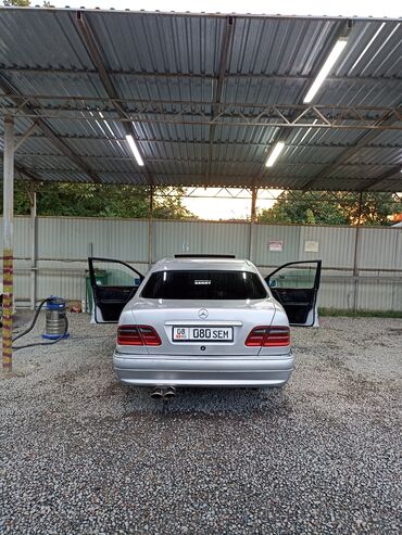 арзан машина талас: Mercedes-Benz E‑Class (W210), седан, серебристый. Основные