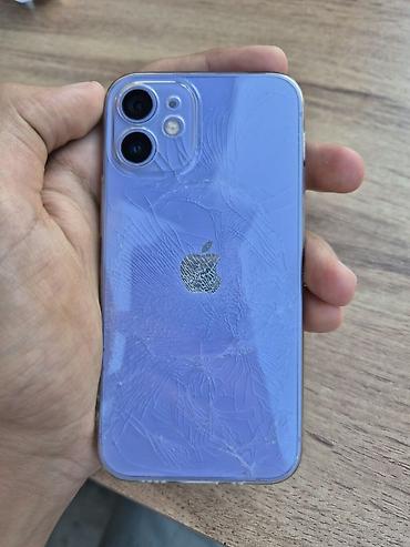 IPhone 12 mini, 128 GB, Deep Purple, Qırıq