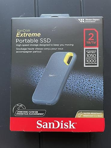 hdd update cable: Портативный SSD SanDisk Extreme 2 ТБ Практически новый, без следов — 1
