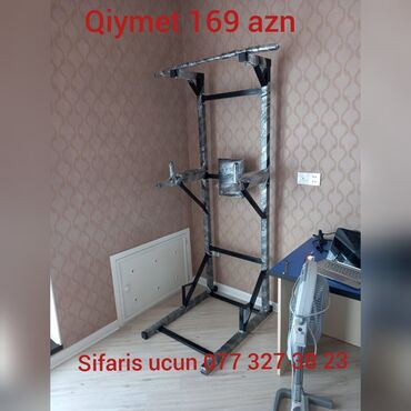 10233 elan | İDMAN VƏ HOBBI: Universal turnik 50×50 qalin profilden hazirlanirCatdirilma var250 300