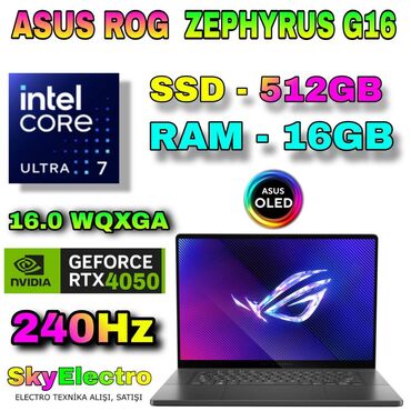 Dell: Yeni ASUS 16 ", 512 GB, Ünvandan götürmə, Pulsuz çatdırılma, Ödənişli çatdırılma