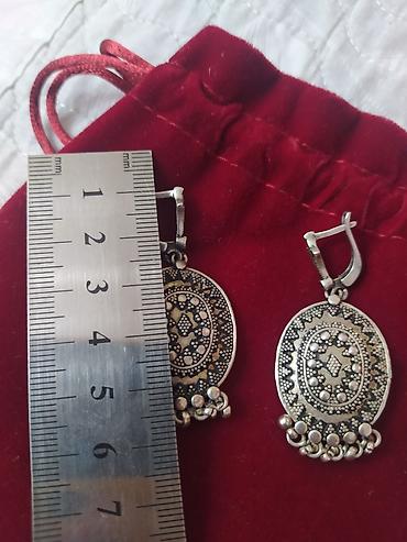 Серебряные серьги: Серебряные серьги, Проба 925, Женские — 7