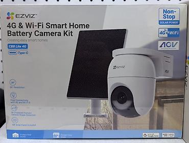 EZVIZ 4G & Wi‑Fi Smart Home Battery Camera Kit (CB8 Lite 4G at lalafo.kg EZVIZ 4G & Wi‑Fi Smart Home Battery Camera Kit (CB8 Lite 4G