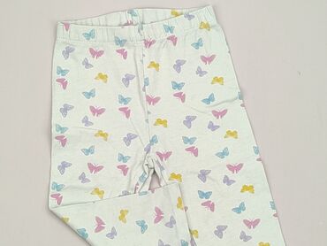 białe spodnie wide leg: Spodnie domowe 2-3 lat, Bawełna, stan - Dobry