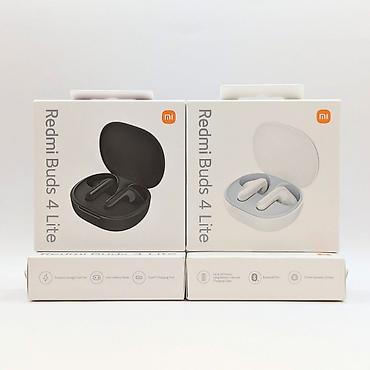 simsiz mikrofon: Redmi Buds 4 Lite simsiz qulaqcıqlar - Rənglər: qara və ağ - — 1