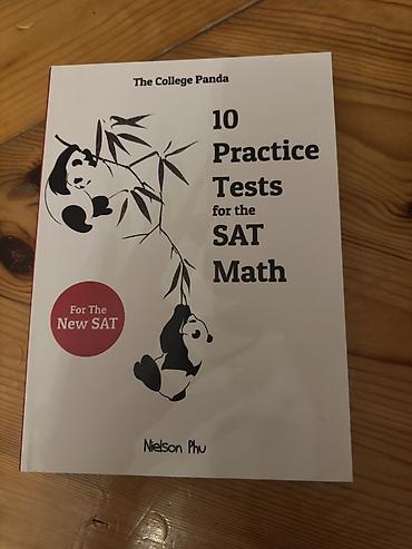 Testlər: The College Panda – 10 Practice Tests for the SAT Math . İstifadə — 1