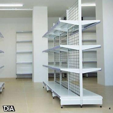 2100: Стеллажи сборные металлические, стеллаж полки для магазинов, Торговые — 9