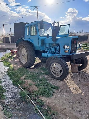 masin ucun soyuducu: MTZ tipli mavi traktor və ot biçmə/ot yığma avadanlıqları hamısı — 6
