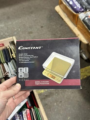 Цифровые карманные весы CONSTANT, модель 1C. Основные характеристики