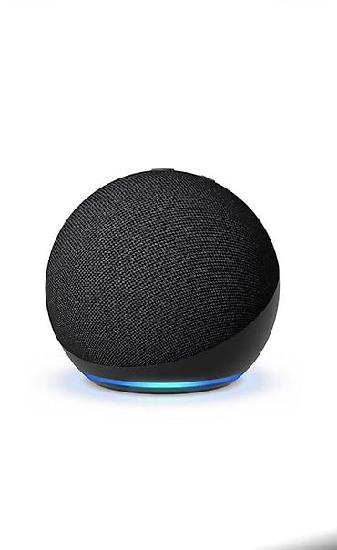 ses aparatı: Echo dot: Sferik dizaynlı ağıllı səs dinamikası - Kompakt, kürə — 1