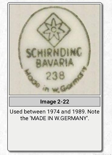 Ostalo posuđe: Solje za kafu,caj Schirnding Bavaria 1974g+ Nemacke solje za — 15