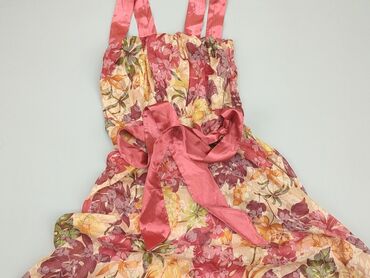 rozkloszowane spódnice midi w kwiaty: Sukienka, S, stan - Dobry
