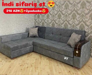 Divanlar: Künc divan, Yeni, Açılan, Bazalı, Parça, Şəhərdaxili pulsuz çatdırılma