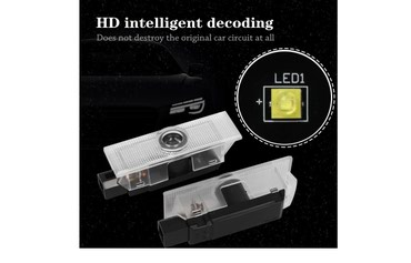 Tuning oprema: ALFA ROMEO - LED Logo projektor za vrata - komplet od 2 komada — 6