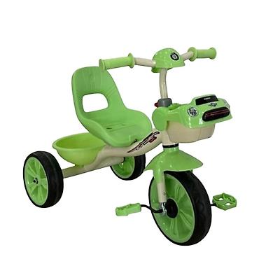 velosiped motoru: Yaşıl Üçtəkərli Uşaq Velosipedi Rəng: Yaşıl Təkər sayı: 3 Yaş qrupu — 1