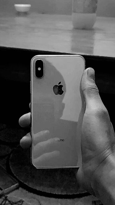 номера симки: IPhone X, Б/у, 64 ГБ, Белый, Защитное стекло, Чехол, 100 %