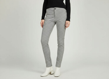 zalando spodnie materiałowe: Zara, Material trousers for women, size S