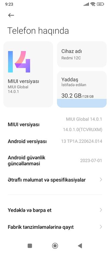 goycay telefon satisi: Xiaomi 12S, 128 GB, rəng - Qara, 
 Barmaq izi