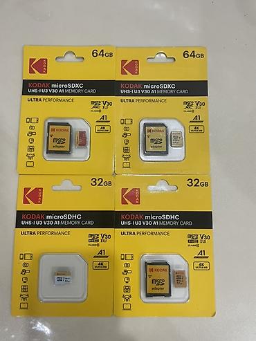 termal kamera: ✅Yadaş kartı ✅16 GB—15 azn ✅32 GB—18azn ✅64 GB—22 azn Kodak microSD — 7