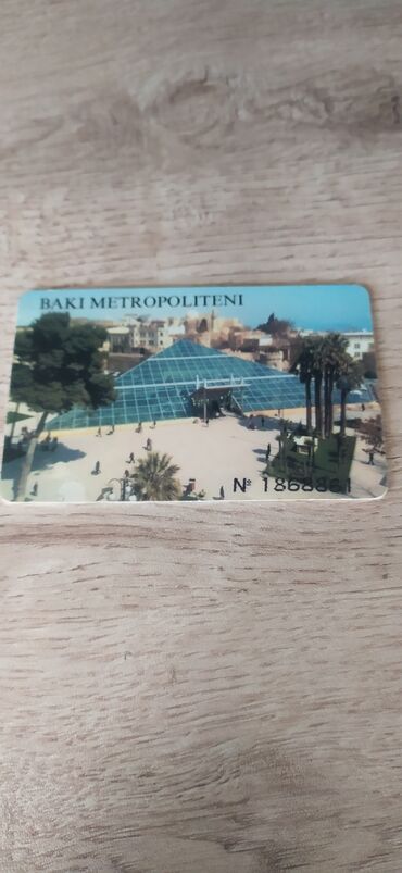 şəxsi əşyalar: Metro kart