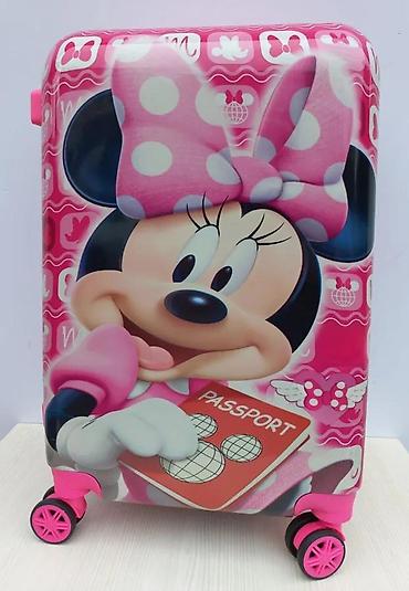 Rančevi, torbe i koferi: Dečiji koferi set – Minnie Mouse motiv - Set od 2 kofera u ružičastoj — 8