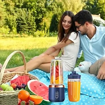 pp aparati: Prenosni punjivi blender sa 2 šoljice BDL001 T NOVO. Opis proizvoda — 4