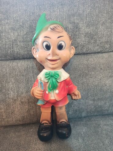 Plišane igračke: Dve stare gumene igračke: Pinokio visine oko 35cm kome se može na lalafo.rs — 10 Plišane igračke: Dve stare gumene igračke: Pinokio visine oko 35cm kome se može — 10