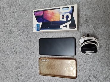 çexol satışı: Samsung Galaxy A50, 128 ГБ, цвет - Черный, Сенсорный, Отпечаток пальца, Две SIM карты