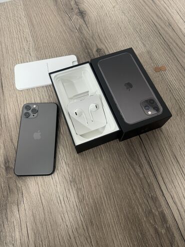 alcatel one touch pixi 3: IPhone 11 Pro, Б/у, 64 ГБ, Черный, Наушники, Защитное стекло, Чехол, 86 %