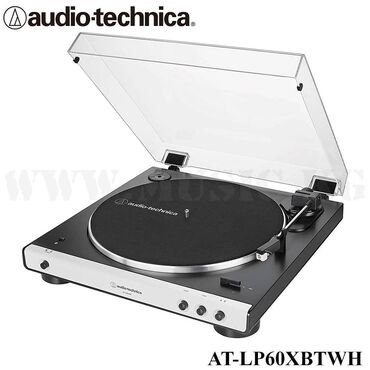 Гитары: Виниловый проигрыватель Audio Technica AT-LP60XBTWH Audio Technica