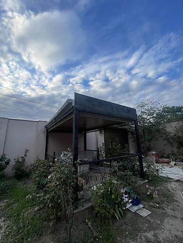 Metall konstruksiyalı bağ köşkü/pavilyon - Material: Qalın profilli