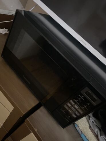 Mətbəx kombaynları və doğrayıcıları: Mikrodalğalı soba Panasonic, Mikrodalğalar ilə, rəng - Qara