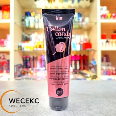 Товары для взрослых: Съедобный лубрикант Cotton Candy, смазка на водной основе от