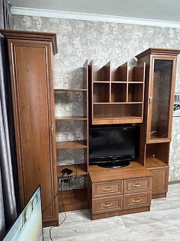 продаю стенку: Стенка-шкаф, Тип стенки-шкафа: Модульная, Для зала, Б/у, Особенности: С отделением под телевизор — 2