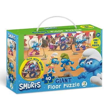 batman plisana igracka: PODNE PUZZLE THE SMURFS 40PCS Velike podne puzzle sa motivom — 1
