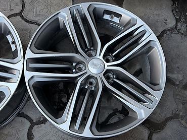 Диски: Литые Диски R 18 Hyundai, Комплект, отверстий - 5, Б/у — 6