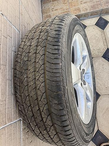 bud e9: Диск с шиной в сборе. - Литой легкосплавный диск, 5 спиц, 5 отверстий — 2