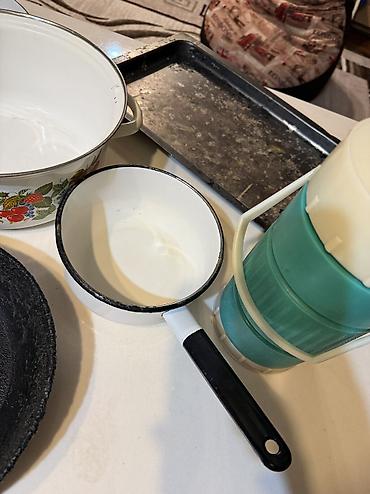 казаны советские: Набор кухонной утвари и аксессуаров (винтаж/советский дизайн) В — 8