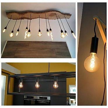 Rasveta: LED Retro Edison filament sijalica dimabilna toplo bela 3-6W. Prolećna — 8