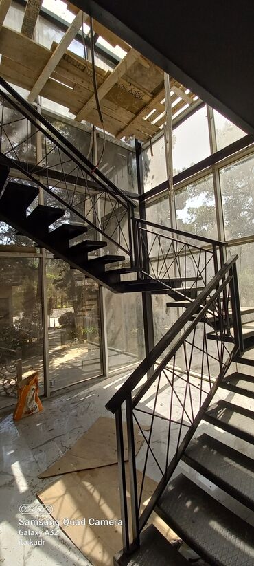 Pilləkən məhəccərləri: Alminum məhəccər.balkon üstü alminum məhəccər 38 azn den başlayan — 8