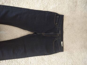 мужские джинсы с завышенной талией: Джинсы цвет - Синий