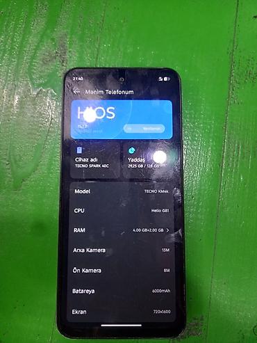Tecno: Tecno Spark Pro, rəng - Boz, İki sim kartlı, Barmaq izi, Face ID — 3