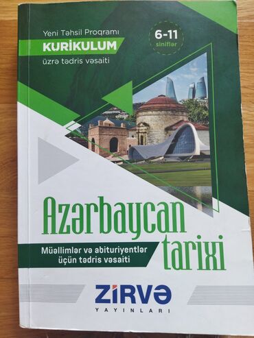 Digər kitablar və jurnallar: Zirvə yayınların təqdim etdiyi 6-11-ci siniflər üçün Azərbaycan tarixi lalafo.az -da Digər kitablar və jurnallar: Zirvə yayınların təqdim etdiyi 6-11-ci siniflər üçün Azərbaycan tarixi