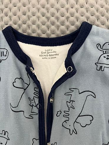 Другие детские вещи: Слипики б/у размер 3-6 мес (состояние идеальное, надевалось 2-3 раза) — 7